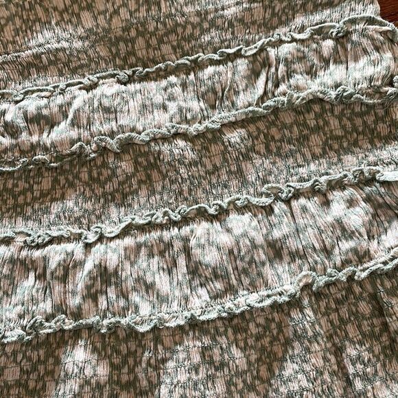 Green printed mini skirt - Picture 8 of 8